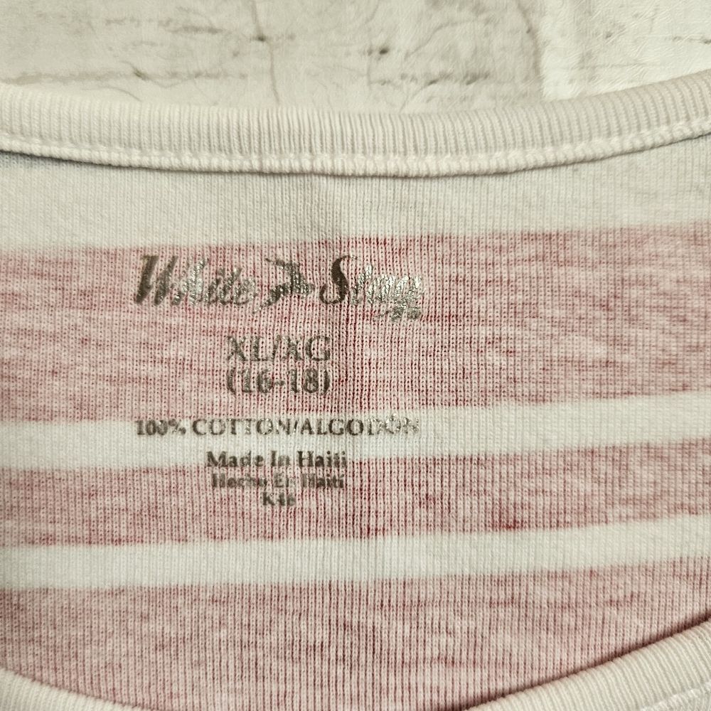 White Stag Red And White Striped Shirt Size XL - Picture 3 of 5